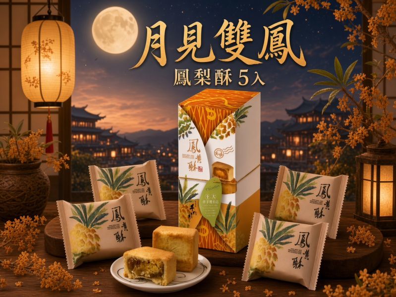 月見雙鳳-鳳凰酥